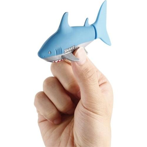 OCDAY Mini RC Submarine 4 CH Remote Small Sharks with USB Remote Control Toy New Fish Boat Best Christmas Gift for Children Kids