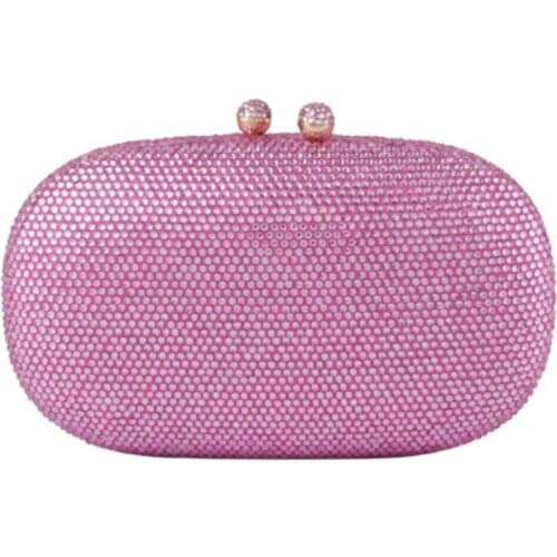 Female Mini Shoulder Bags Minaudiere Clutches Bags Women Crystal Evening Bags Ladies Cocktail Party Dinner Purses and Handbags