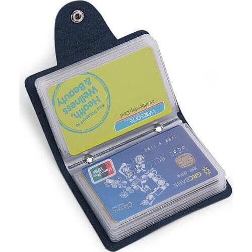 Fashion Simple Hasp Card Holder High Quality PU Leather Mens ID Credit Card Pouch Case Dante Luxury Brand Short MAN Cardholder