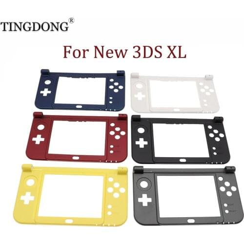 2015 New original Verison For Nintendo New 3DS XL Replacement Hinge Part Black Bottom Middle Shell/Housing Case