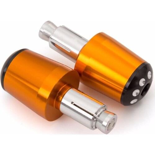 Pair 7/8'' 22mm Gold Grips Bar Ends Pro Slider For Yamaha YZF R1 R6 R6S Fz1 Fz6 Fazer