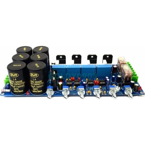 Q-BAIHE LM3886 2.1 Subwoofer Fever Level Amplifier Board Hifi Amplifier Board With Protection Circuit Fever Level DIY