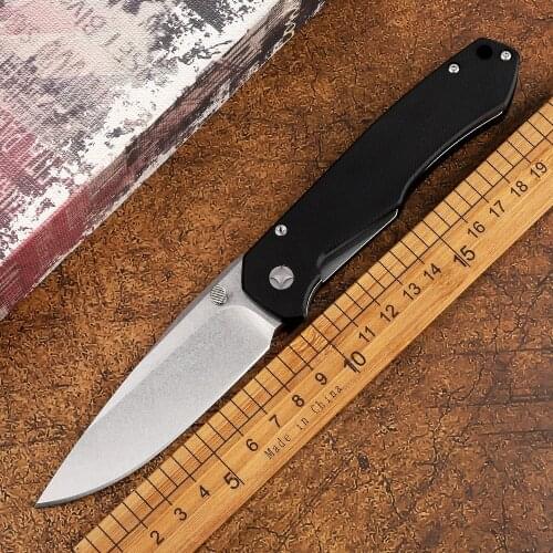 Folding knife 9CR18MOV blade G10 handle outdoor tactical defense hunting camping fruit EDC tool knife