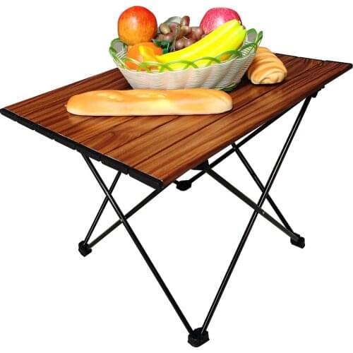 Ultralight Portable Aluminum Table Outdoor Folding Table Stool Set for Dining Picnic Camping BBQ Camping Table Camping