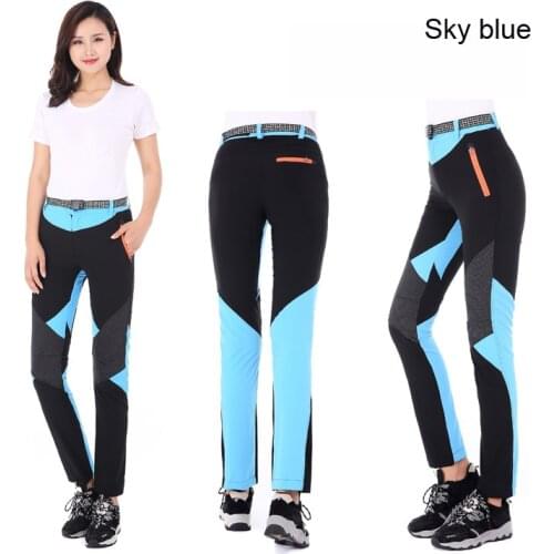 Waterproof Windproof Trousers Lady 2021 Hot Outdoor Women Sports Hiking Mountain Climbing Pants Quick Dry