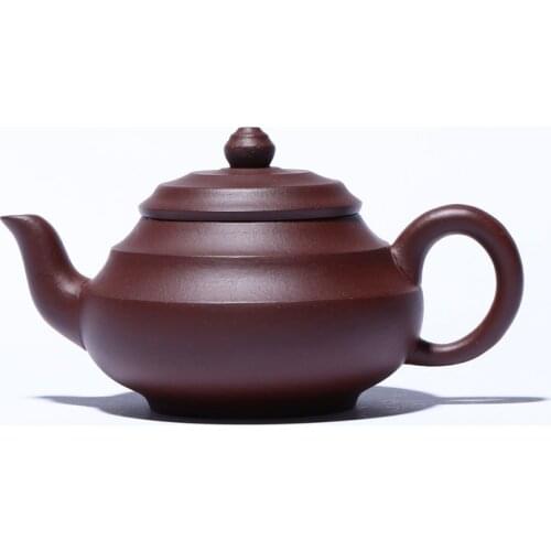 Yixing Purple Clay Teapot Handmade Teapot Kungfu Tea Set Raw Ore Purple Clay Step By Step Home Teapot Cute Teapot