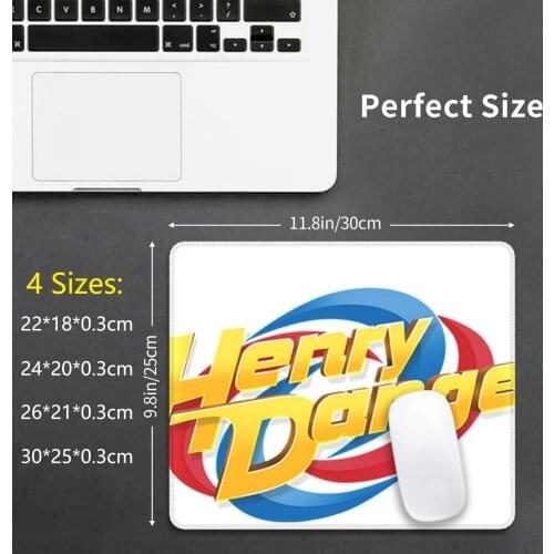 Henry Danger Fun Products : ) Mouse Pad DIY Print Cushion Henry Danger Fun Cartoon Netflix Blue Red Loren Gray