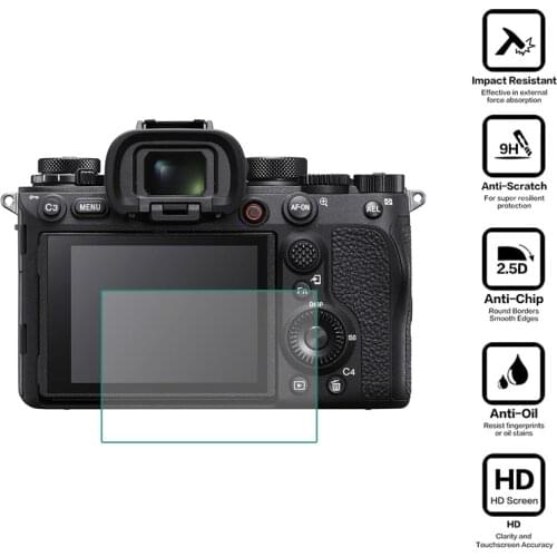 Tempered Glass Protector Guard Cover for Sony Alpha 1 A1 ILCE-1 Digital Camera LCD Display Screen Protective Film Protection