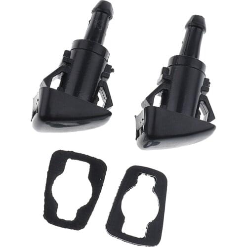 1 Pair of Auto Vehicle Windshield Wiper Sprayer Nozzles with Seals