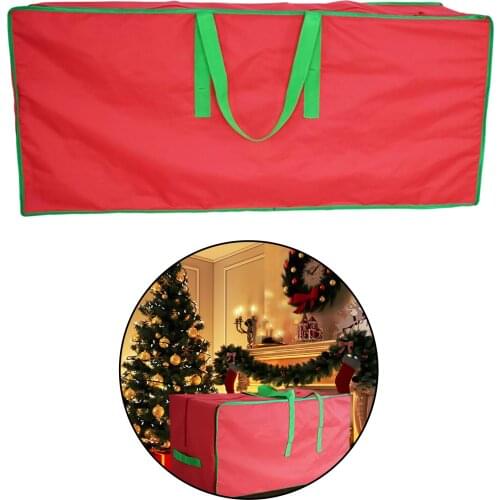 1pc Large Christmas Tree Storage Bag Xmas Tree Container Dustproof Multi-Function Outdoor Cushion Organizer