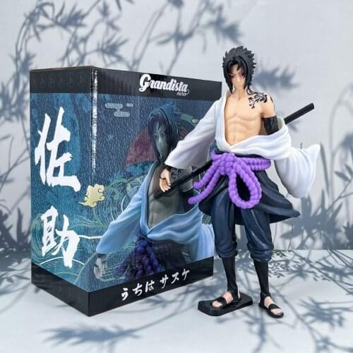 23cm Naruto Uchiha Sasuke Standing Posture Figures, Toys, Collections Birthday Gifts Car Desk Computer Decoration