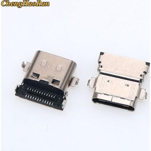 ChengHaoRan For Lenovo ThinkPad T490 X1C 2018 USB-C TYPE-C USB 3.1 DC Power jack socket charging port connector