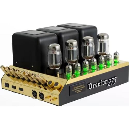 Upgrade KT88 Tube Amplifier MC275 Power Amplifier Copy HiFi Kt88*4 Push-pull Class AB 75W Power AMP