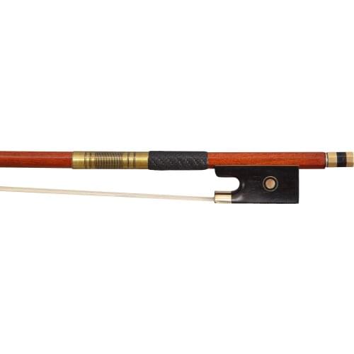 Free Shipping Brazilwood Octagonal Violin Bow with Ebony Paris Eyes Frog and Copper Parts FP958B