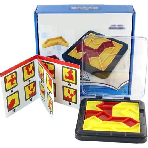 Kids Jigsaw Board Game Tangram Puzzle Logical Thinking Training Shape Cognition Early Education Educational Toys For Children