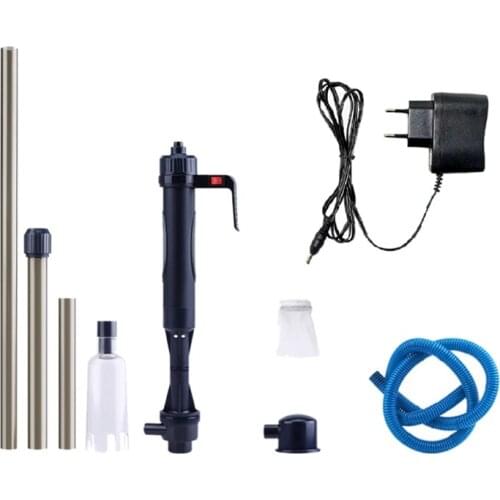 Electric Aquarium Water Change Pump Cleaning Tools Water Changer Siphon For Fish Tank Water Filter Pump EU Plug