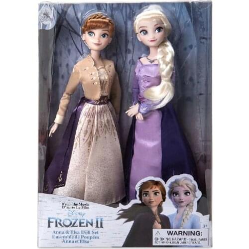 Disney Frozen 2 Elsa Anna Figures Toys Accessories Collection Dolls Princess Anime Pvc Model Olaf Collection Christmas Gifts