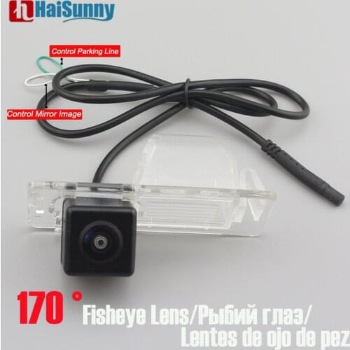 HD CCD 170 Degree Reverse Camera Fisheye Lens Night Vision For Chevrolet Aveo Cruze Hatchback Opel Mokka 2012 Cadillac SRX CTS