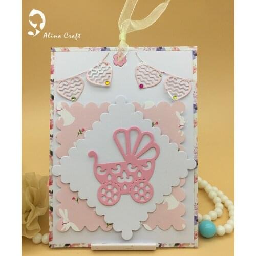 METAL CUTTING DIES cuts decorative banner sweet heart flag wave Scrapbook PAPER CRAFT card album embossing stencils punch blade