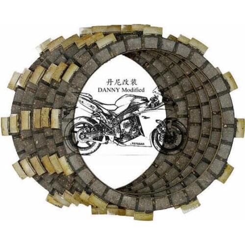 Free Shipping For Suzuki Bandit GSF250/400 74A / 75A / 77A Motorcycle 6pcs CLUTCH friction PLATES Set Kit