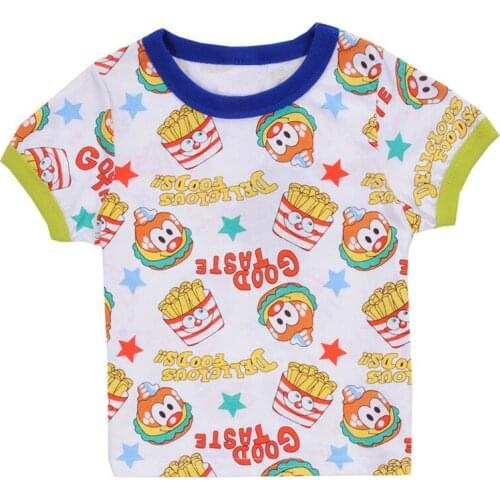 2018 New Arrival Boys And Girls T-Shirt Cartoon Kids Summer T-shirt Kids Free Shipping