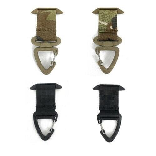 NEW Tactical Triangle Hang Buckle Hook Keychain Clasp For Vest Girdle Belt MOLLE 2pc/pack