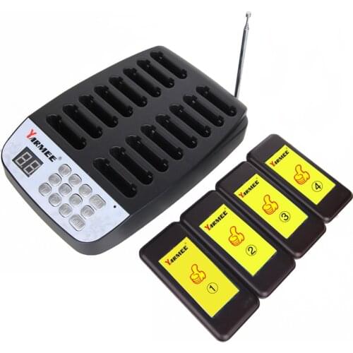 Restaurant Klanten Service Equipments Transmissor Sem Fio Guitarra Button Call Waiter Restaurant Pager Customer Call Service