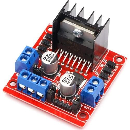1pc L298N Driver Board Module L298N Stepper Motor Smart Car Robot Breadboard Peltier High Power L298 DC Motor Driver For Arduino