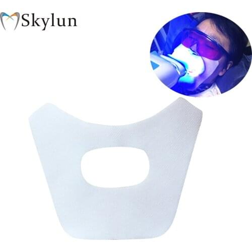 Dental 1000 Pcs Teeth Whitening Face Gauze Dental Face Mask Mouth Mask for Teeth Whitening