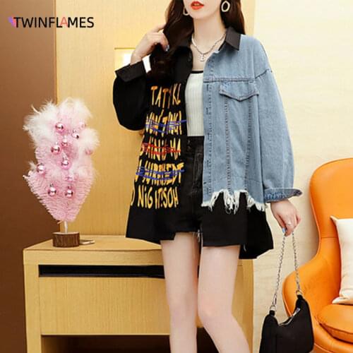 TWINFLAMES Womens Denim Shirts