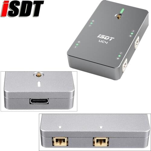 Battery Charger,ISDT UC4 18W 5-9V 1S MINI Smart Battery Charger With Type C Input PH2.0 Output for RC Drone Quadcopter