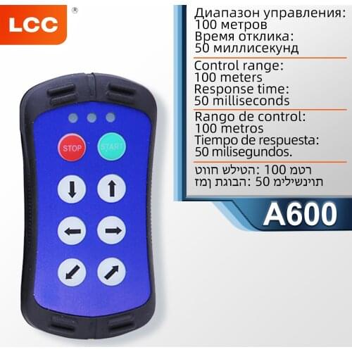 A600 6 channel 12 volt winch wireless rf remote control switch control radio control crane