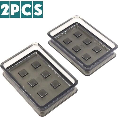 2PCS Soap Box With Drain Soap Holder Easy To Clean Translucent Soap Dishes