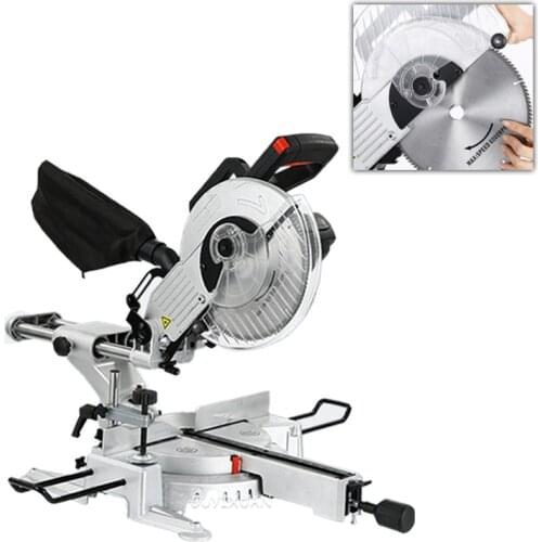 45 degree miter saw Jifa small multi-function pull rod saw desktop precision aluminum machine aluminum alloy wood