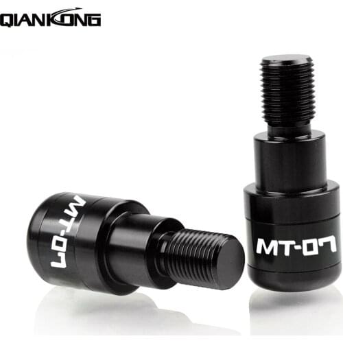 7/8" 22mm Handlebar Ends Grips Slider Handler Bar Ends with logo FOR YAMAHA MT07 2014-2018 FZ09 MT-09 FZ07 MT-07 FZ-10 MT-10