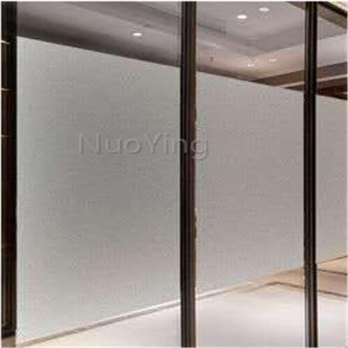 Anti-static Matte Glass Vinyl Window Film With Adhesive Privacy Protection Window Sticker Office Color Adhesive Glass Film