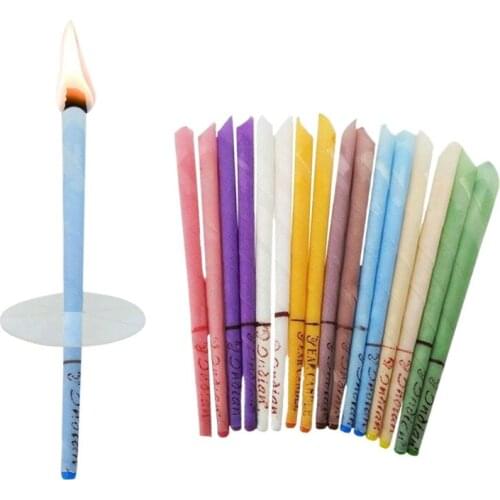 Aromatherapy Ear Candle Mute Bergamot with Plug Ear Maintenance Kit Ear Massage