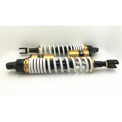 High Quality 390mm 415mm 420mm Motorcycle nitrogen damper 8mm spring air suction for ATV honda suzuki yamahm 1 pair