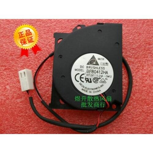 Delta BFB0412HA DC 12V 0.24A 50*40*10mm 2-line Blower Cooling Fan