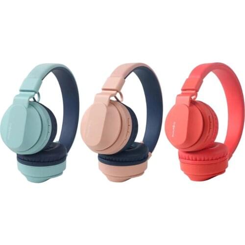 Blue/ Pink/ White Childrens Headset Kids Headphone 5.0 Stereo and Sound