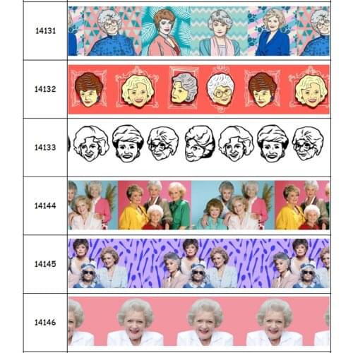 DHK 50yards Be Printed Grosgrain Ribbon Accessory Hairbow Headwear Decoration DIY Wholesale OEM S1518