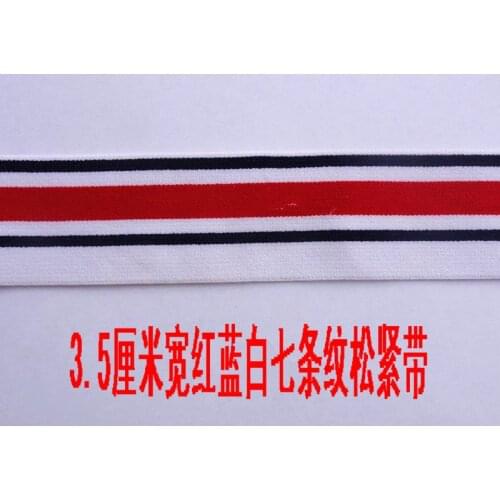 Elastic band 3.5cm/stripe/for garment accessories/soft nylon elastic webbing/Waist Belt/underwear/Hair band/fashiong ornament