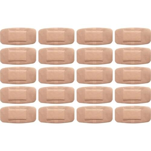 20Pcs 50*100mm Hypoallergenic Non-woven Adhesive Wound Dressing Band aid Waterproof Bandage Large Wound First Aid Outdoor Tools