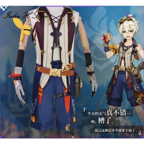 Irelia H Store Game Cosplays Genshin Impact Bennett Cosplay Costume Halloween Costume for mans
