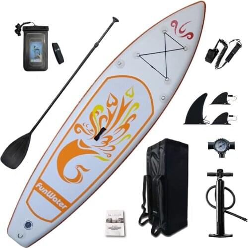 Inflatable Stand Up Paddleboards 10'x31''x6'SUP Accessories Travel Backpack, Non-Slip Deck Adjustable Paddles, Leash and Fin