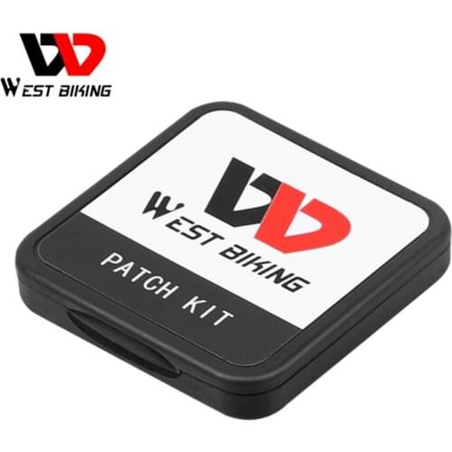 West Biking Tire Patch Multi-function Classic Delicate 6pcs/set MTB Tyre Patch Bicycle Mountain Bike Puncture Repair Kits