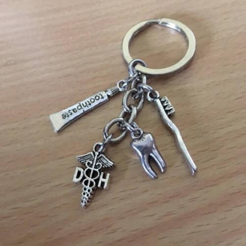 New llavero de dentista regalo de asistente Dental llavero de higienista Dental