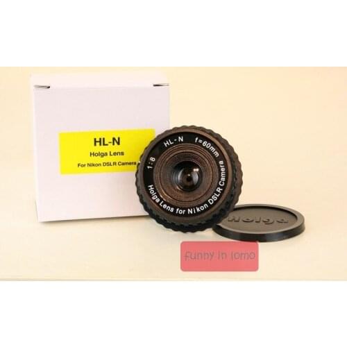 NEW Holga HL-N 60 mm f/8.0 Lens For Nikon DSLR Film SLR