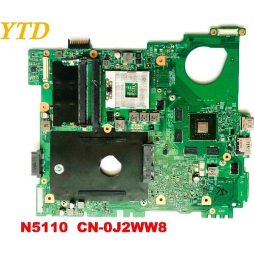 Original for DELL N5110 laptop motherboard n5110 CN-0J2WW8 tested good free shipping