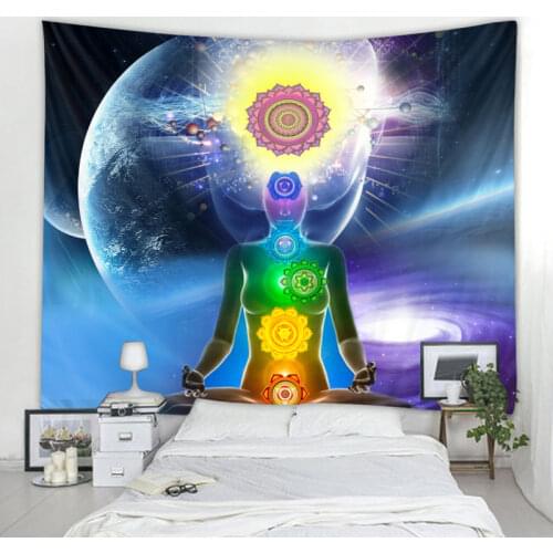 Meditation Buddha Head Decoration Tapestry Mandala Decoration Tapestry Bohemian Hippie Decoration Tapestry Bedroom Tapestry